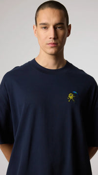 CAMISETA QUILT AZUL MARINO