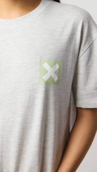 CAMISETA MUJER NATURE LIGHT GREY MELANGE