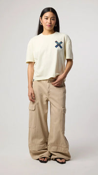 CAMISETA MUJER CLASSIC CREMA