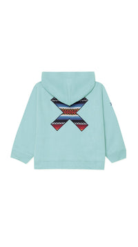 HOODIE KIDS CLASSIC ACQUA