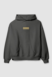 SUDADERA CON CAPUCHA NATIVE ANTRACITA