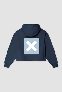 SUDADERA CON CAPUCHA MUJER NATURE IMPERIAL BLUE