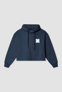 SUDADERA CON CAPUCHA MUJER NATURE IMPERIAL BLUE