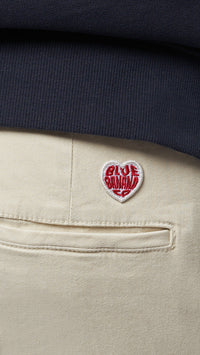 PANTALÓN CHINO MUJER HEART BEIGE