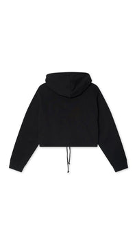 HOODIE MUJER HEART NEGRA