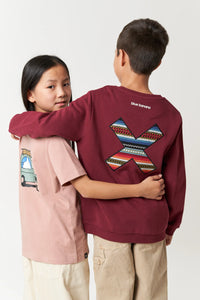 SUDADERA KIDS CLASSIC BURGUNDY