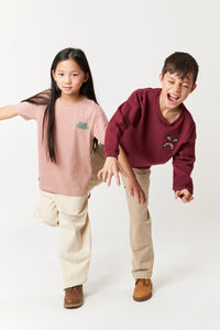 SUDADERA KIDS CLASSIC BURGUNDY