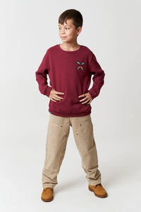 SUDADERA KIDS CLASSIC BURGUNDY