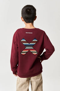 SUDADERA KIDS CLASSIC BURGUNDY