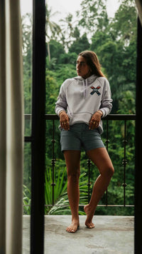 SUDADERA CON CAPUCHA CLASSIC LIGHT LILAC
