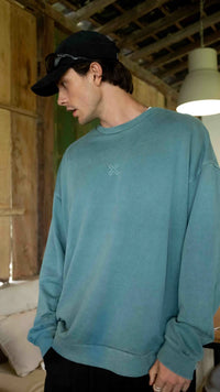 SUDADERA REEF AMAZON GREEN