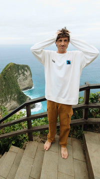SUDADERA SWING BLANCO ROTO