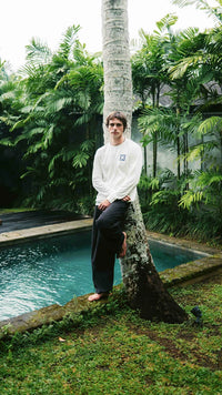 CAMISETA MANGA LARGA NATURE BLANCO ROTO