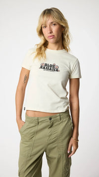 CAMISETA MUJER HARDY CREMA
