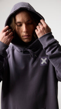 SUDADERA CON CAPUCHA NATURE CHALKBOARD GREY