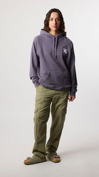 SUDADERA CON CAPUCHA NATURE CHALKBOARD GREY