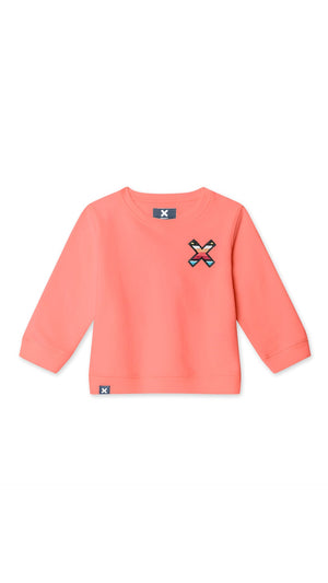 SUDADERA KIDS CLASSIC CORAL