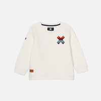 SUDADERA KIDS CLASSIC BLANCO ROTO