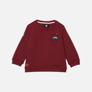 SUDADERA KIDS CLASSIC BURGUNDY