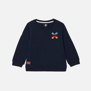 SUDADERA KIDS CLASSIC AZUL MARINO