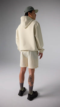 SUDADERA CON CAPUCHA TECH DUSTY CREAM