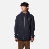 NAVY NEDERLAND FULL ZIP HOODIE