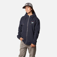 NAVY NEDERLAND FULL ZIP HOODIE