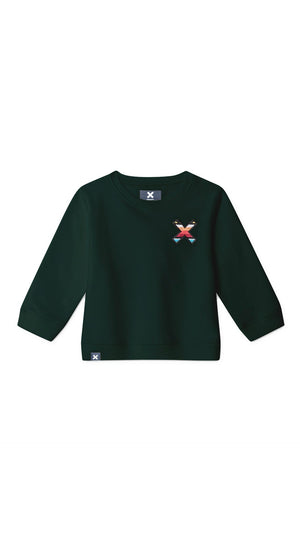 SUDADERA KIDS CLASSIC VERDE