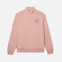 PEACH REEF HALF ZIP CREW