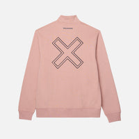 PEACH REEF HALF ZIP CREW