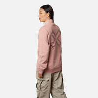 PEACH REEF HALF ZIP CREW