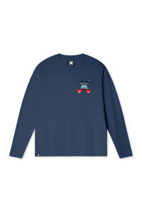 CAMISETA MANGA LARGA CLASSIC IMPERIAL BLUE