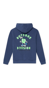 HOODIE GOLDEN IMPERIAL BLUE