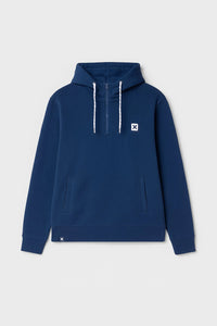 SUDADERA CON CAPUCHA HALF ZIP ISLAND IMPERIAL BLUE