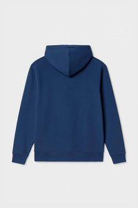 SUDADERA CON CAPUCHA HALF ZIP ISLAND IMPERIAL BLUE