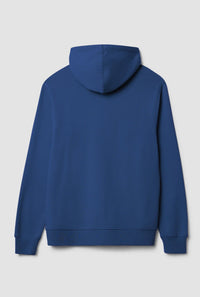 SUDADERA CON CAPUCHA FULL ZIP PATCH IMPERIAL BLUE