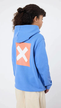 SUDADERA CON CAPUCHA KIDS NATURE JAY BLUE