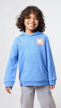 SUDADERA CON CAPUCHA KIDS NATURE JAY BLUE