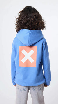 SUDADERA CON CAPUCHA KIDS NATURE JAY BLUE