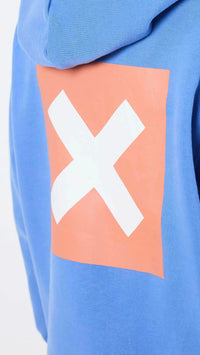 SUDADERA CON CAPUCHA KIDS NATURE JAY BLUE