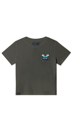 PLAYERA KIDS CLASSIC CAQUI