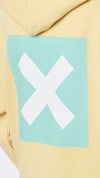 SUDADERA CON CAPUCHA KIDS NATURE LIGHT YELLOW
