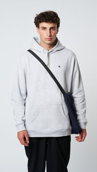 HOODIE PATCH LIGHT GREY MELANGE