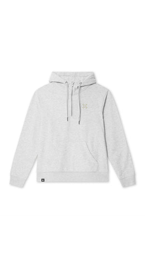 HALF ZIP HOODIE REEF LIGHT GREY MELANGE