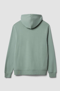 SUDADERA CON CAPUCHA FULL ZIP PATCH MENTA