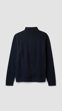 SUDADERA HALF ZIP BANK AZUL MARINO