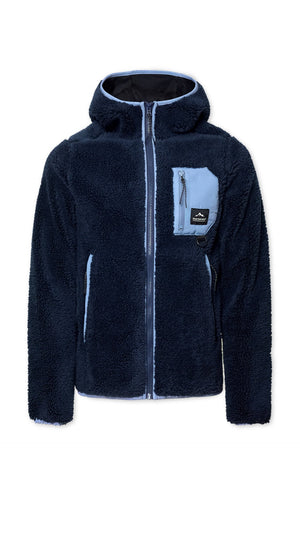 HOODIE POLAR CAVE AZUL MARINO