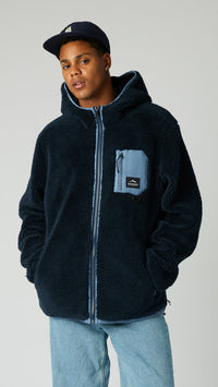 HOODIE POLAR CAVE AZUL MARINO