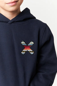 HOODIE KIDS CLASSIC AZUL MARINO