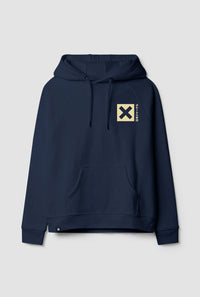 SUDADERA CON CAPUCHA NATURE AZUL MARINO